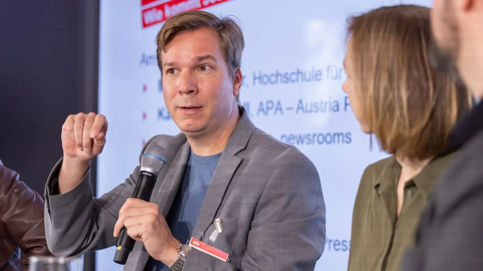 Jakob Steinschaden at the APA News-Talk